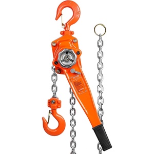 image:imageHappybuy Manual Lever Chain Hoist 112 Ton 3300 lbs Capacity 20 FT Come Along G80 Galvanized Steel with Weston DoublePawl BrakeAuto Chain Leading amp 360 Rotation Hook for Garage Factory Dock