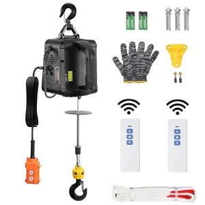 image:imageVEVOR 3in1 Electric Hoist Winch 1500W Portable Electric Winch 110V Power Winch Crane 25ft Lifting Height Overload Protection for LiftingBlack
