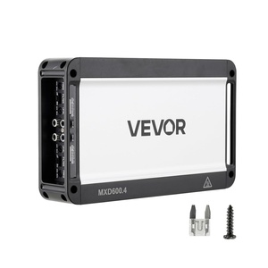 image:imageVEVOR 4 Channel Car Audio Amplifier 2 Ohm Stable Bridgeable Class D Full Range Amp Max Power 4 x 420W  4 Ohm  4 x 600W  2 Ohm for Car SUV Truck OffRoad2400W