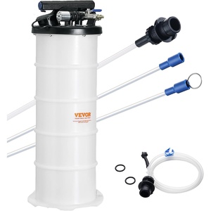 image:imageVEVOR 65L Manual Fluid Extractor Pump Oil Changer Vacuum Fluid Extractor Oil Extractor Change Pump for Automotive Oil Change amp Fluid Change Tool with Dipstick and Suction Hose 65L65L PneumaticManual