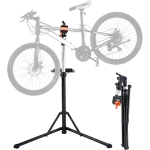 image:imageVEVOR Bike Repair Stand 85 lb Heavyduty Bicycle Work Stand with 407641 in Adjustable Height amp Magnetic Tool Tray Foldable Bicycle Maintenance Rack Shop Home Mechanics for Mountain amp Road Bike66 LBS