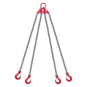 image:imageVEVOR Chain Sling 38 inch x 10 ft Lifting Chains with Hooks G80 Engine Chain Hoist Lifts 18400 lbs8 Ton Lifting Sling Chains for Engine Hoist Engine Lift Chain with 4 Leg Grab Hooks amp Adjusters38 Inch x 10 FT Adjustable
