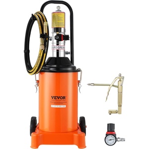 image:imageVEVOR Grease Pump 5 Gallon Air Grease Pump with 13 ft High Pressure Hose and Grease Gun 20L Pneumatic Grease Pump with Wheels Portable Lubrication Grease Pump3 Gallon