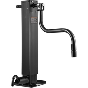 image:imageVEVOR HeavyDuty Trailer Jack 12000 lbs Load Capacity Sidewind Square Direct Weldon Trailer Jack with Handle Crank Adjustable Drop Leg 26Inch Travel for Lifting RV Utility Yacht Trailers12000lbs 126 inch Stroke