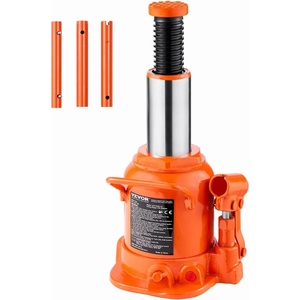image:imageVEVOR Hydraulic Bottle Jack 20 Ton44092 lbs Low Profile Welded Bottle Jack with 669126 Lifting Range amp 3Section Long Handle for Car Pickup Truck RV Auto Repair Industrial Engineering20T