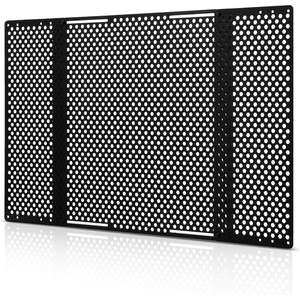 image:imageVEVOR RV Screen Door Protector Adjusts from 22 to 315 inch Adjustable Door Grille Easy to Install Reinforced Breathable Honeycomb Holes Iron Camper RV Entry Protector for Pet Protection Black315 x 20 x 042 in
