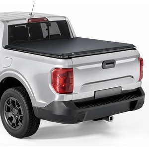 image:imageVEVOR Retractable Tonneau Cover 55 ft Hard Retractable Tonneau Cover with Builtin Drainage Pipe for 20092024 Ford F150 Crew Cab Customized Design with DoubleLock amp TSlot45 ft