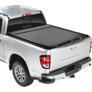 image:imageVEVOR Retractable Tonneau Cover 55 ft Hard Retractable Tonneau Cover with Builtin Drainage Pipe for 20092024 Ford F150 Crew Cab Customized Design with DoubleLock amp TSlot55 ft