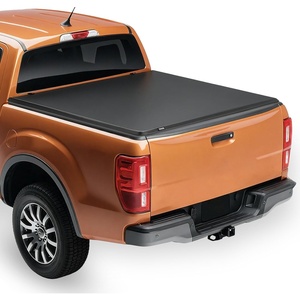 image:imageVEVOR Retractable Tonneau Cover 58 ft Hard Tonneau Cover with Builtin Drainage Pipe for 20212024 ChevyGMC SilveradoSierra 1500 Crew Cab Customized Design with DoubleLock amp TSlot65ft