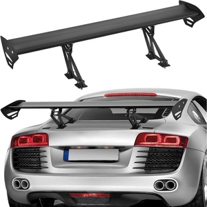 image:imageVEVOR Single Deck GT Wing Car Spoiler Adjustable Universal 534 inch Lightweight Aluminum Car Rear Spoiler WingRacing Spoiler BGWJDM DriftLong bracket Flanks without holes
