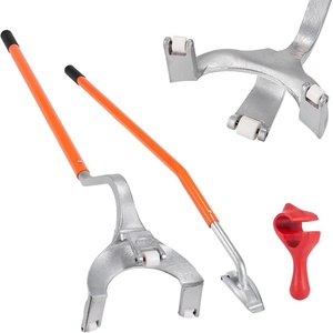 image:imageVEVOR Tire Mount Demount Tool 225 to 245 Tire Changer Steel Bead Breaker Extra Bead Holder Tubeless Truck Manual Tire Changing Tools for Car RepairingRedOrange
