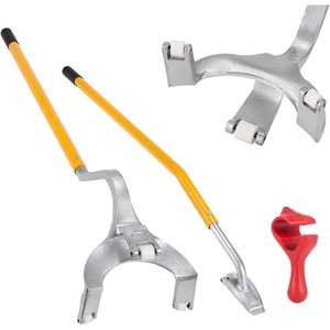 image:imageVEVOR Tire Mount Demount Tool 225 to 245 Tire Changer Steel Bead Breaker Extra Bead Holder Tubeless Truck Manual Tire Changing Tools for Car RepairingRedYellow