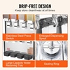 image:imageVEVOR Commercial Beverage Dispenser 4 Tanks 10 L  106 QT Per Tank Juice Dispenser 430W Stainless Steel Ice Tea Drink Machine with 45F54F Cooling Temperature for Cold Drink Restaurant Bar Party