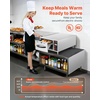 image:imageVEVOR Commercial Electric Drawer Warmer2 FullSize Pan Stainless Steel Food WarmerFreestanding Standard Warming Drawer Cabinet85F185F Wide Temperature Rangefor Restaurant Hotel Buffet amp Bakery3150 x 2106 x 1429 in