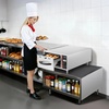 image:imageVEVOR Commercial Electric Drawer Warmer2 FullSize Pan Stainless Steel Food WarmerFreestanding Standard Warming Drawer Cabinet85F185F Wide Temperature Rangefor Restaurant Hotel Buffet amp Bakery3150 x 2106 x 1429 in