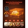 image:imageVEVOR Commercial Electric Drawer Warmer2 FullSize Pan Stainless Steel Food WarmerFreestanding Standard Warming Drawer Cabinet85F185F Wide Temperature Rangefor Restaurant Hotel Buffet amp Bakery3150 x 2106 x 1429 in