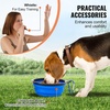 image:imageVEVOR Dog Agility Training Equipment Dog Agility Course Backyard Set with Adjustable High Hurdles6 Weave PolesTunnelJump RingPause BoxWhistleFoldable BowlStorage Bag Puppy Obstacle Course Kit7 Pcs Training Set