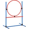 image:imageVEVOR Dog Agility Training Equipment Dog Agility Course Backyard Set with Adjustable High Hurdles6 Weave PolesTunnelJump RingPause BoxWhistleFoldable BowlStorage Bag Puppy Obstacle Course Kit7 Pcs Training Set