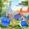 image:imageVEVOR Dog Agility Training Equipment Dog Agility Course Backyard Set with Adjustable High Hurdles6 Weave PolesTunnelJump RingPause BoxWhistleFoldable BowlStorage Bag Puppy Obstacle Course Kit7 Pcs Training Set