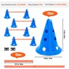 image:imageVEVOR Dog Agility Training Equipment Dog Agility Course Backyard Set with Adjustable High Hurdles6 Weave PolesTunnelJump RingPause BoxWhistleFoldable BowlStorage Bag Puppy Obstacle Course Kit6 Pcs Cones Kit