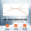 image:imageVEVOR Driveway Markers 50 PCS 48 inch 031 inch Diameter Orange Fiberglass Poles Snow Stakes with Reflective Tape 12 Steel Drill Bit amp Protection Gloves for Parking Lots Walkways Easy Visibility516 Inch