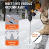 image:imageVEVOR Driveway Markers 50 PCS 48 inch 031 inch Diameter Orange Fiberglass Poles Snow Stakes with Reflective Tape 12 Steel Drill Bit amp Protection Gloves for Parking Lots Walkways Easy Visibility516 Inch