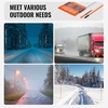 image:imageVEVOR Driveway Markers 50 PCS 48 inch 031 inch Diameter Orange Fiberglass Poles Snow Stakes with Reflective Tape 12 Steel Drill Bit amp Protection Gloves for Parking Lots Walkways Easy Visibility516 Inch