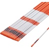image:imageVEVOR Driveway Markers 50 PCS 48 inch 031 inch Diameter Orange Fiberglass Poles Snow Stakes with Reflective Tape 12 Steel Drill Bit amp Protection Gloves for Parking Lots Walkways Easy Visibility516 Inch