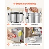 image:imageVEVOR Electric Grain Mill Grinder 3400W 2500G Spice Corn Dry Grinding Machine 32000RPM High Speed Stainless Steel Pulverizer Powder Machine for Dried Grain Coffee Bean Spice Nut 270 Swing TypeSilver