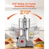 image:imageVEVOR Electric Grain Mill Grinder 3400W 2500G Spice Corn Dry Grinding Machine 32000RPM High Speed Stainless Steel Pulverizer Powder Machine for Dried Grain Coffee Bean Spice Nut 270 Swing TypeSilver