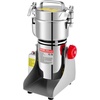image:imageVEVOR Electric Grain Mill Grinder 3400W 2500G Spice Corn Dry Grinding Machine 32000RPM High Speed Stainless Steel Pulverizer Powder Machine for Dried Grain Coffee Bean Spice Nut 270 Swing TypeSilver
