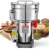 image:imageVEVOR Electric Grain Mill Grinder 3400W 2500G Spice Corn Dry Grinding Machine 32000RPM High Speed Stainless Steel Pulverizer Powder Machine for Dried Grain Coffee Bean Spice Nut 270 Swing TypeSilver