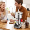 image:imageVEVOR Electric Grain Mill Grinder 3400W 2500G Spice Corn Dry Grinding Machine 32000RPM High Speed Stainless Steel Pulverizer Powder Machine for Dried Grain Coffee Bean Spice Nut 270 Swing TypeSilver