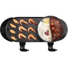 image:imageVEVOR Hot Pot with Grill 1800W 2in1 Electric Smokeless Grill and Hot Pot Korean BBQ Shabu Shabu Hotpot with Separate Dual Temperature Control Nonstick Pan for 28 People Family Dining2200W 2in1