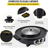 image:imageVEVOR Hot Pot with Grill 1800W 2in1 Electric Smokeless Grill and Hot Pot Korean BBQ Shabu Shabu Hotpot with Separate Dual Temperature Control Nonstick Pan for 28 People Family Dining1000WHot Pot1200WBBQ Grill