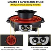 image:imageVEVOR Hot Pot with Grill 1800W 2in1 Electric Smokeless Grill and Hot Pot Korean BBQ Shabu Shabu Hotpot with Separate Dual Temperature Control Nonstick Pan for 28 People Family Dining1000WHot Pot1200WBBQ Grill