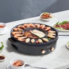 image:imageVEVOR Hot Pot with Grill 1800W 2in1 Electric Smokeless Grill and Hot Pot Korean BBQ Shabu Shabu Hotpot with Separate Dual Temperature Control Nonstick Pan for 28 People Family Dining1800W 2in1