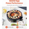image:imageVEVOR Hot Pot with Grill 1800W 2in1 Electric Smokeless Grill and Hot Pot Korean BBQ Shabu Shabu Hotpot with Separate Dual Temperature Control Nonstick Pan for 28 People Family Dining1800W 2in1