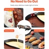 image:imageVEVOR Hot Pot with Grill 1800W 2in1 Electric Smokeless Grill and Hot Pot Korean BBQ Shabu Shabu Hotpot with Separate Dual Temperature Control Nonstick Pan for 28 People Family Dining2200W 2in1