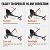 image:imageVEVOR Hoverboard Seat Attachment Adjustable Frame 220 LBS Capacity Fits 65 8 85 10 Hoverboards Go Kart Accessory for Kids amp AdultsLed