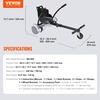 image:imageVEVOR Hoverboard Seat Attachment Adjustable Frame 220 LBS Capacity Fits 65 8 85 10 Hoverboards Go Kart Accessory for Kids amp AdultsLed