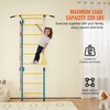 image:imageVEVOR Indoor Jungle Gym for Toddlers 7in1 Climbing Playset with Carbon Steel Swedish Ladder Wall Ladder PullUp Bar Rope Ladder and Gymnastic Rings Supports 220 lbs Multicolor5in1