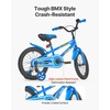 image:imageVEVOR Kids Bike 141618 Inches BMX Style Children Bicycle Training Wheels Included Sturdy and Easy to Assemble Toddler Bike for Boys amp Girls Learning to Ride BlueBlue