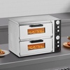 image:imageVEVOR Pizza Oven Electric 18 DoubleDeck Commercial Countertop Pizza Oven 842F Max Temp Indoor Pizza Maker with Thermometer Independent Upper amp Lower Temp Control amp Timer for Home Restaurant18 Inch Dual Layer