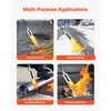 image:imageVEVOR Propane Torch Weed Burner High Output 1800000 BTU with 10 ft Hose Heavy Duty Blow Torch with Adjustable Flame amp Turbo Trigger Push Button Auto Igniter Flamethrower for Garden Ice Snow Road28 x 49 x 24 inch