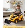 image:imageVEVOR Ride On Push Car for Toddlers Ages 19 Months Ride Racer Sit to Stand Toddler Ride On Toy Kids Ride On Car with Music Steering Horn amp Under Seat Storage Ride On Toy for Boys GirlsYellow