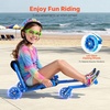 image:imageVEVOR Rideon Scooter 132 lbs Load Capacity Swing SidetoSide for Amazing Ride Powered by ZigZag Motion Drifts on Any Hard Surface Ages 4 BlueBlue