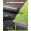 image:imageVEVOR Rubber Mulch Mat Roll 96 x 22 in Recycled Rubber Mulch Mat 05 Thick Cuttable Reduced Weed Growth NaturalLooking Weed Barrier Mat Permanent Walkway Pathway for Landscaping96 x 24 in