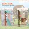 image:imageVEVOR Swing Sets for Backyard with 1 Saucer Swing Seat 2 Belt Swing Seats 600lbs Load Capacity Swing Set Heavy Duty AFrame Metal Swing Stand and Adjustable Rope Swingset Outdoor for Kids9 in 1
