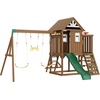 image:imageVEVOR Swing Sets for Backyard with 1 Saucer Swing Seat 2 Belt Swing Seats 600lbs Load Capacity Swing Set Heavy Duty AFrame Metal Swing Stand and Adjustable Rope Swingset Outdoor for Kids10 in 1